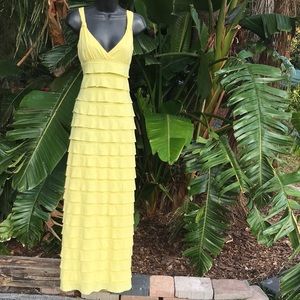 Max edition sheer mesh and bandage ruffles  columa dress